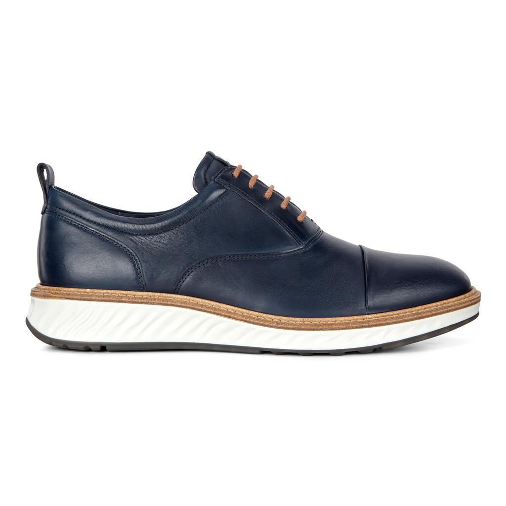 Ecco St.1 Hybrid Cap-Toe Oxford Mens Dress Shoes Navy Online - India QJG-689354